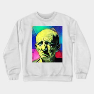 Cato the Elder Colourful Portrait | Cato the Elder Artwork 7 Crewneck Sweatshirt